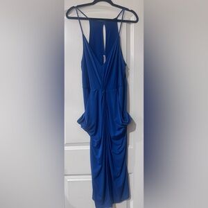 BCBGeneration Royal Blue Asymmetrical Dress